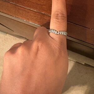 Pandora Silver Leaf Ring